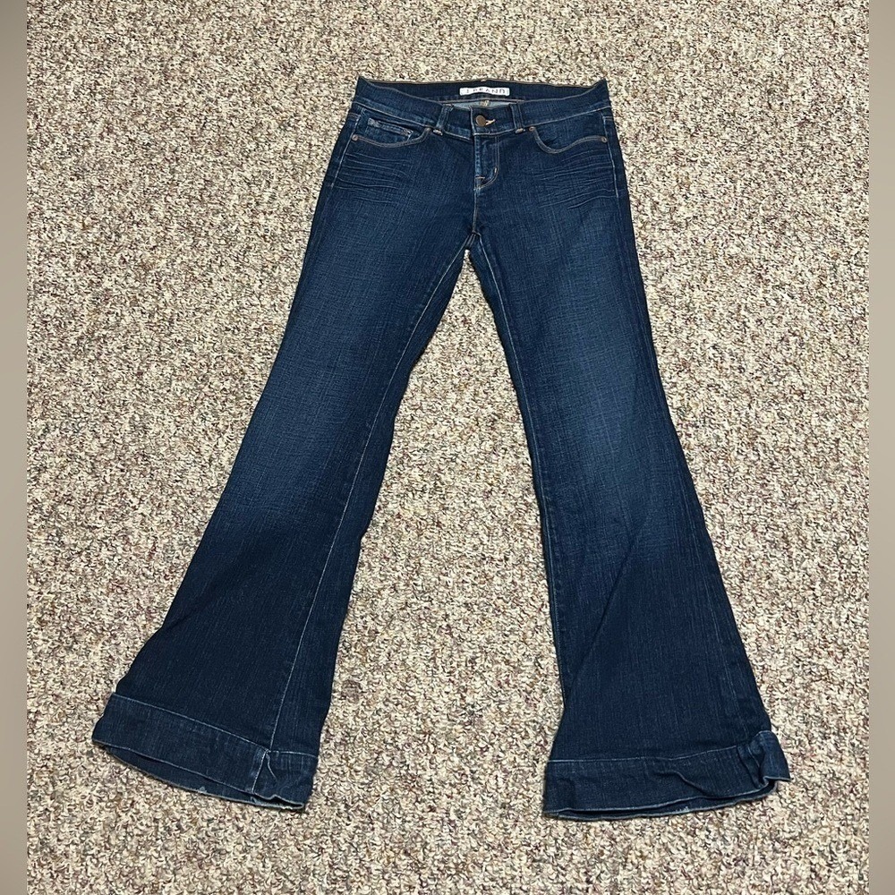 women's J Brand Indigo Denim Jeans size 28, size 6 flare jeans